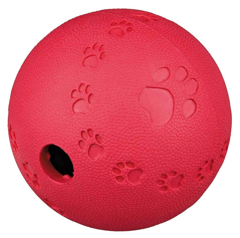 Trixie Snacks Ball Dog Toy, Level 2 Interactive Treat Dispenser Feeding Toy for Pets, Rubber, Quiet Rolling - Keeps Dogs Active & Entertained – M, ø 9 cm, Color May Vary - Image 4