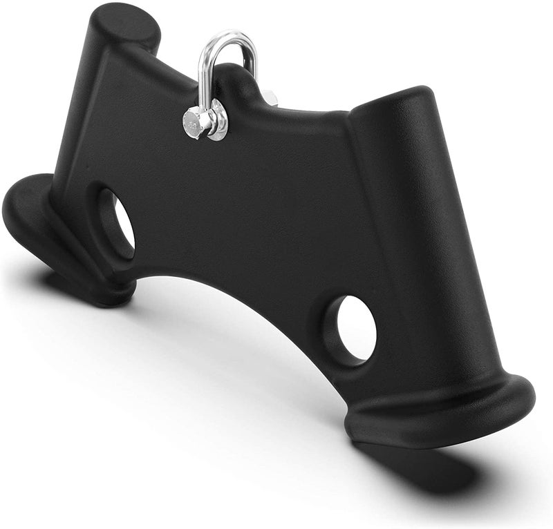 KAKSS Cable Machine Attachments. Black Matte Handles with Universal Attachment for Cable Machines. Pull Down, Press Down, Row, Triceps, Biceps & Lats. Available in 8 Varieties. (Narrow Bicep) - Image 1