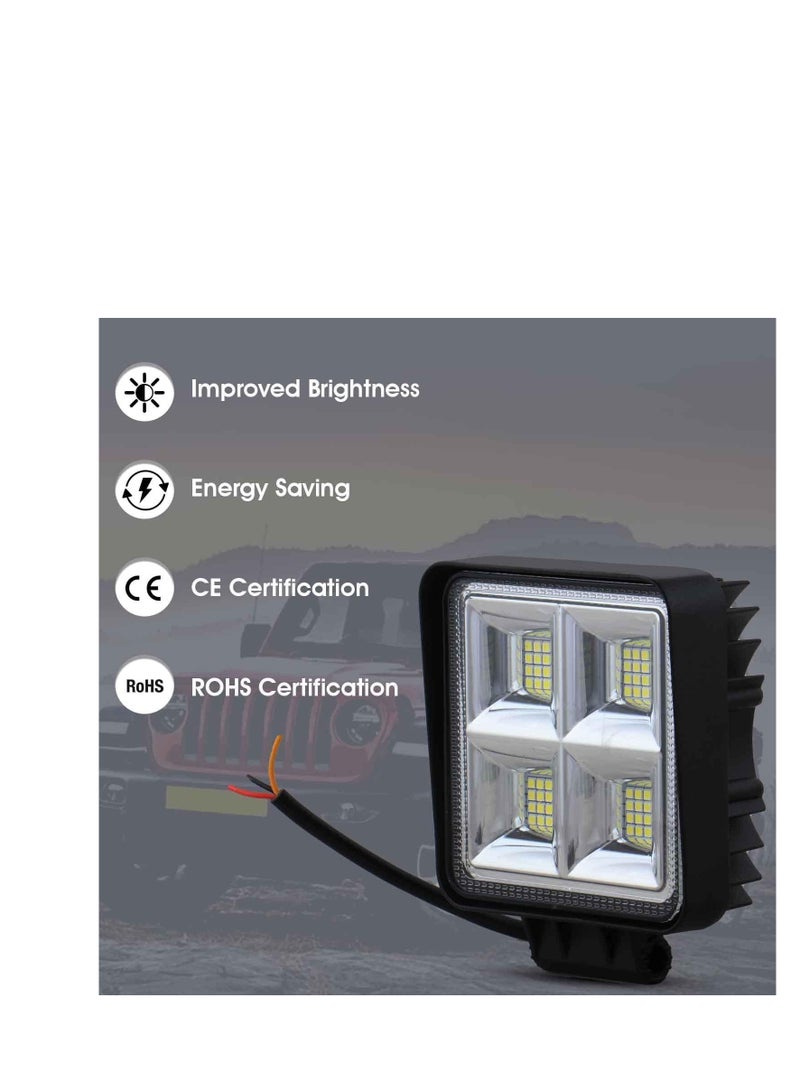 Square LED Lantern 64 LED 12V Super Bright Reverse Light for Trucks Excavators Forklifts Cars Motorcycles - Image 4