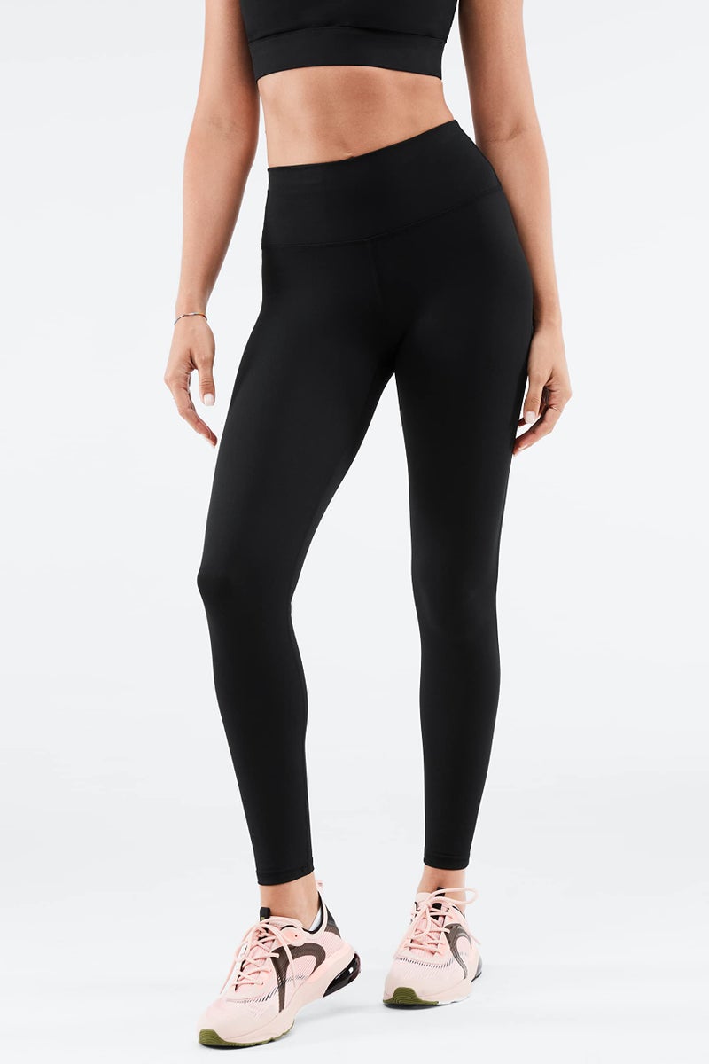 Fabletics Women's Define PowerHoldÂ® High-Waisted Legging, Workout, Yoga, Maximum Compression, Flattering, L/Regular | 27, Black - Image 3