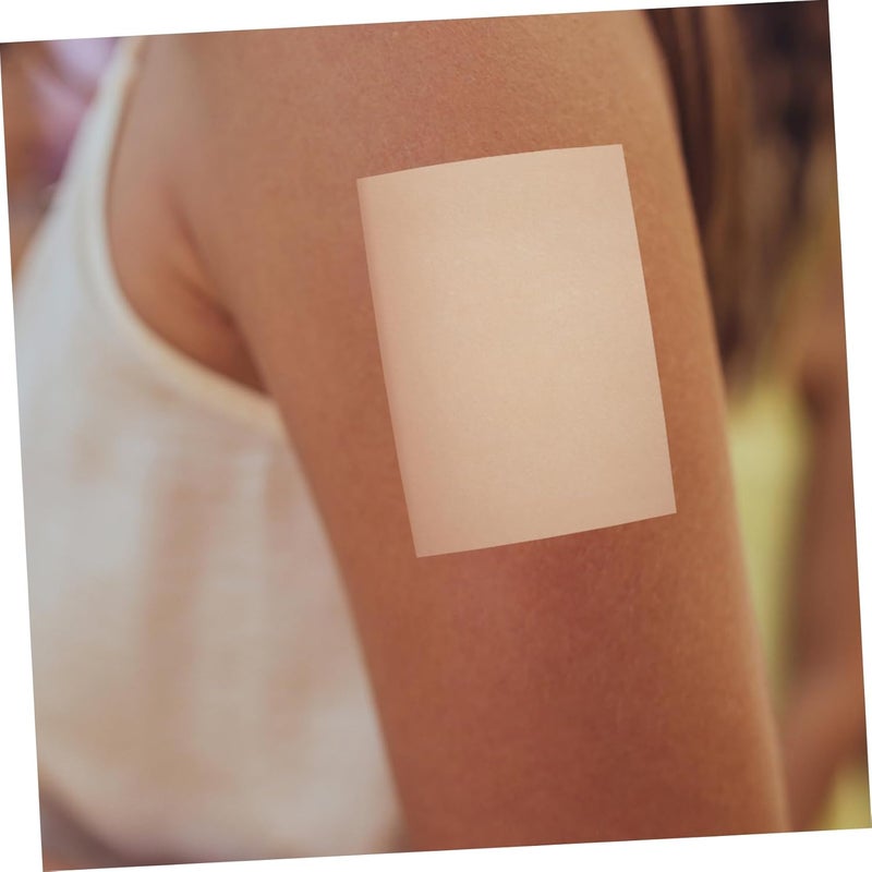 NOLITOY 10pcs Scar Concealing Tape Reusable Non-woven Fabric Tattoo Cover up Patch Self-adhesive Skin Tape for Scars Birthmarks and Tattoos Blends Skin Tone - Image 4