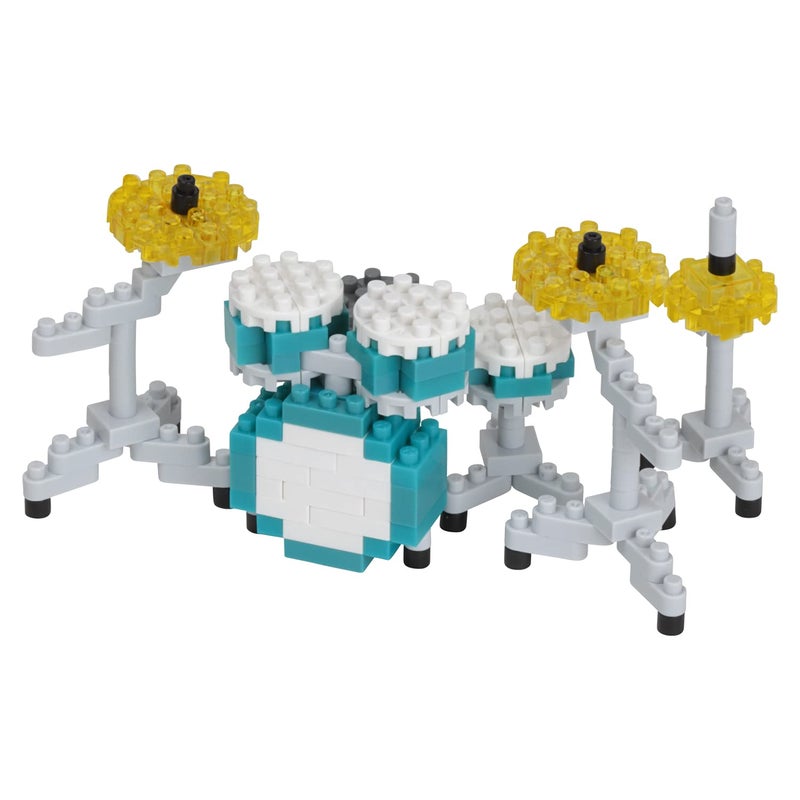 Kawada nanoblock Instruments Drum Set Collection Series Building Kit - Image 3