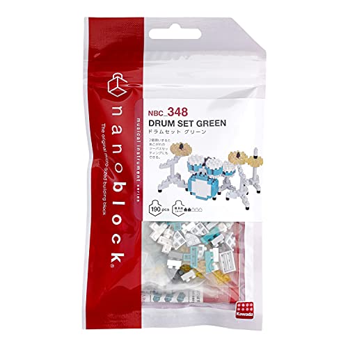 Kawada nanoblock Instruments Drum Set Collection Series Building Kit - Image 5