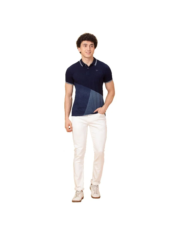 بيينغ هيومان Mens Ivory Slim Fit Denims