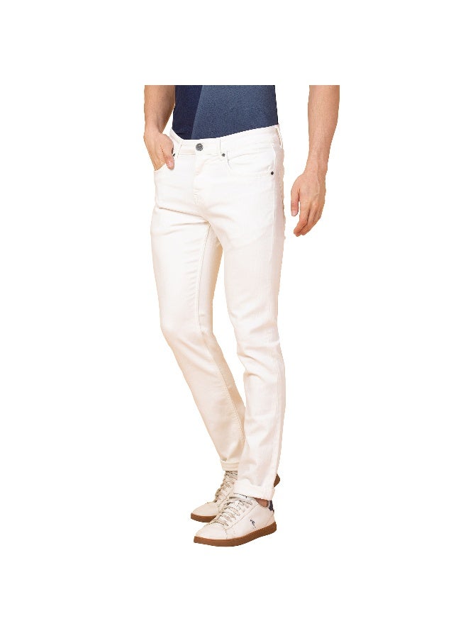 Being Human Mens Ivory Slim Fit Denims - Image 4