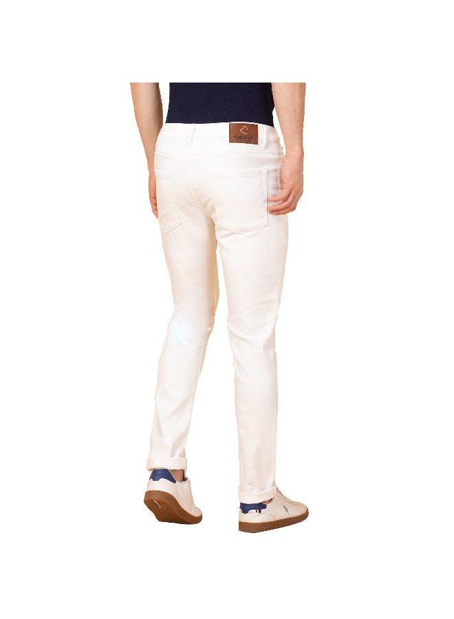 Being Human Mens Ivory Slim Fit Denims - Image 3