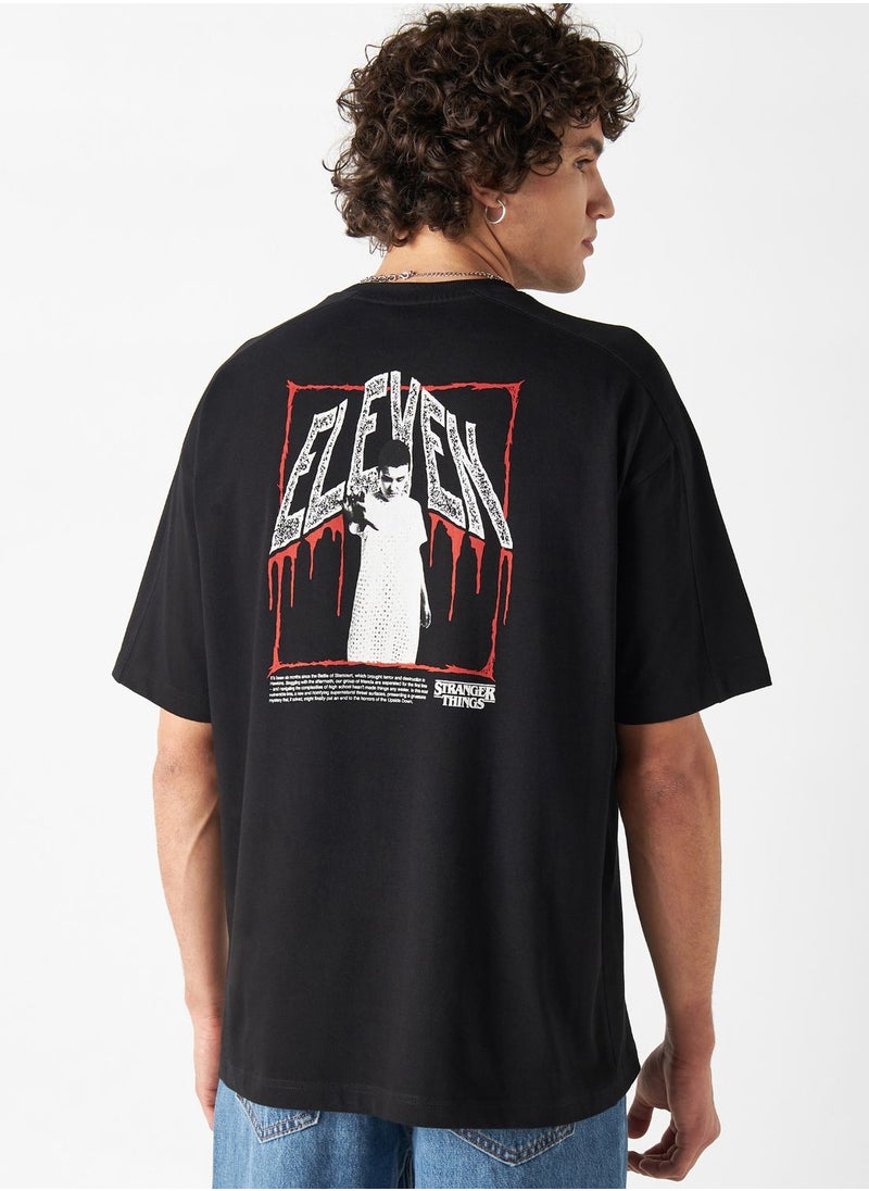 SP Characters Stranger Things Print T-Shirt  - Image 2