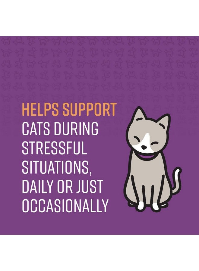 Sentry Calming Chews For Cats, Calming Aid Helps To Manage Stress & Anxiety, With Pheromones That May Help Curb Destructive Behavior & Separation Anxiety, Calming Health Supplement For Cats, 4 Oz. - Image 3