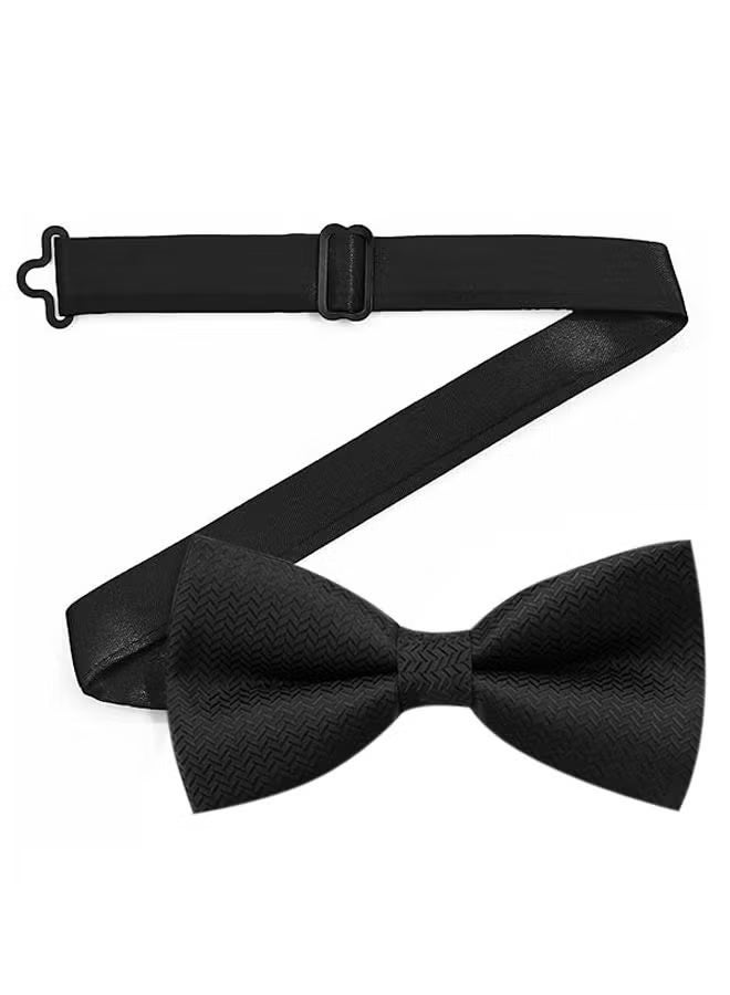 مجموعة من 3 ربطات عنق رجالية جاهزة للربط، ربطة عنق رسمية كلاسيكية قابلة للتعديل لحفلات الزفاف، ألوان متنوعة - Image 4