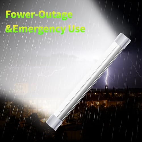 LETOUR Rechargeable Light LED Tube Magnetic Light 4000Lumens 5200mAh 5 Levels Dimming Camping Lantern USB Rechargeable Portable Lights with 2 Magnets Endurance for 60 Hours - Image 5