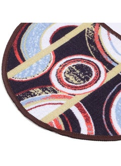 Status Contract Status Contract Semi Circle/D-Shape Entrance Floor Door Mats Home Decor Non-Slip Carpet for Bathroom, Bedroom, Balcony, Living Room Washable Dirt Trapper (15 x 23 inch)  - Image 4
