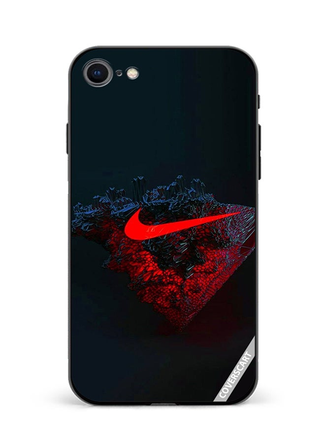 Protective Case Cover For Apple iPhone SE 2020 Nike Design Multicolour