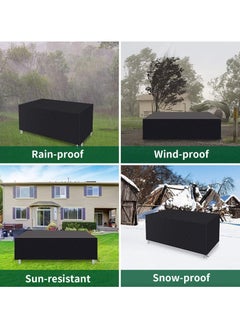 Patio Furniture Covers, Outdoor Furniture Cover Waterproof, Wind Dust Proof Anti-UV Outdoor Sofa Set Cover, Durable Protective Coffee Table Cover Rectangular 98" L 78" W 30" H - pzsku/ZA16497015E70E4DCCD54Z/45/_/1702606335/5386341a-1180-43a7-9054-405f9f2da6e5