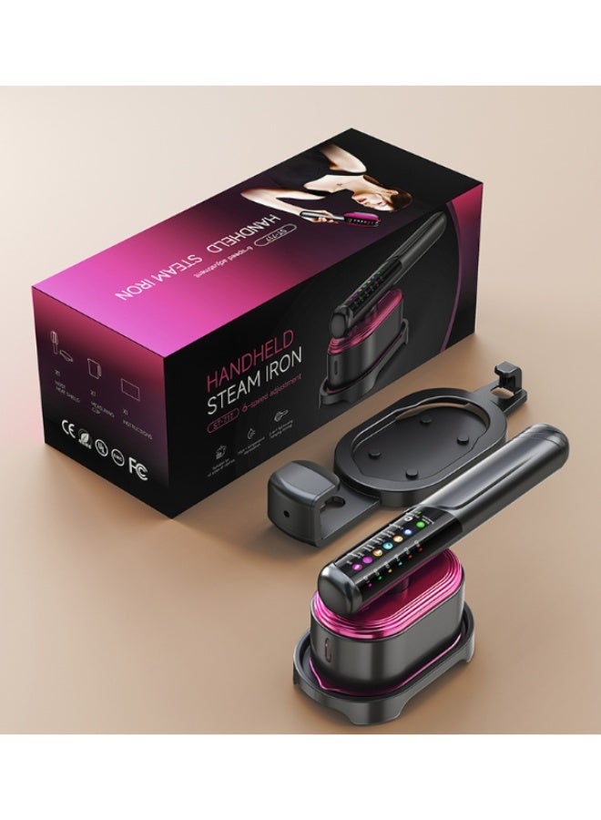 MORTICO Travel Steamer for Clothes,100-220V Portable Iron,15s Heat Up,Steamer ＆ Iron 2 In 1, Travel Size,Large Ceramic Heat Panel - Image 3