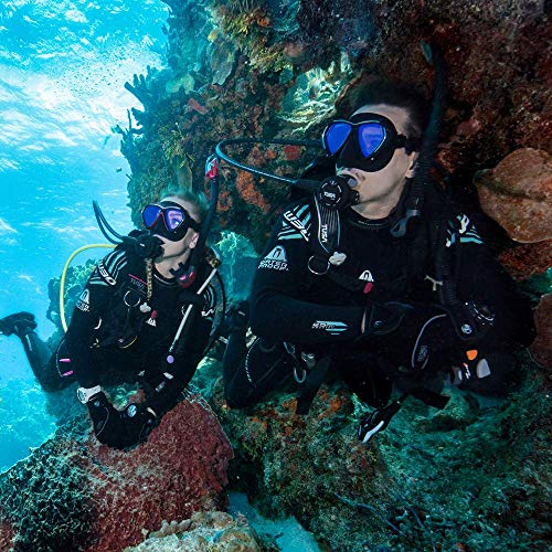 TUSA SP-0101 Hyperdry Elite II Scuba Diving Snorkel, Black/Metallic Dark Red - Image 2