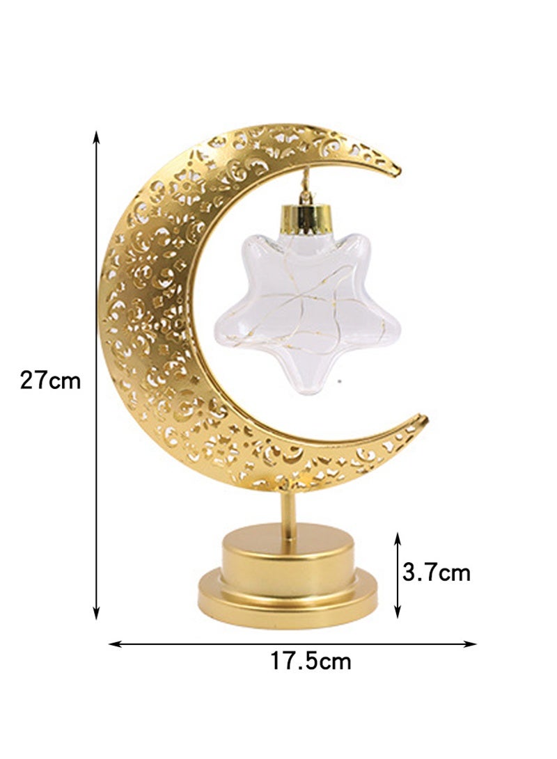 جيوان ديكورات رمضان للمنزل 2026 ، مصباح الهلال والقمر والنجم للديكور عيد مبارك ، أضواء رمضان تعمل بالبطارية أو USB للديكور المنزلي للحفلة ، هدايا رمضان للأصدقاء العائلة - Image 2