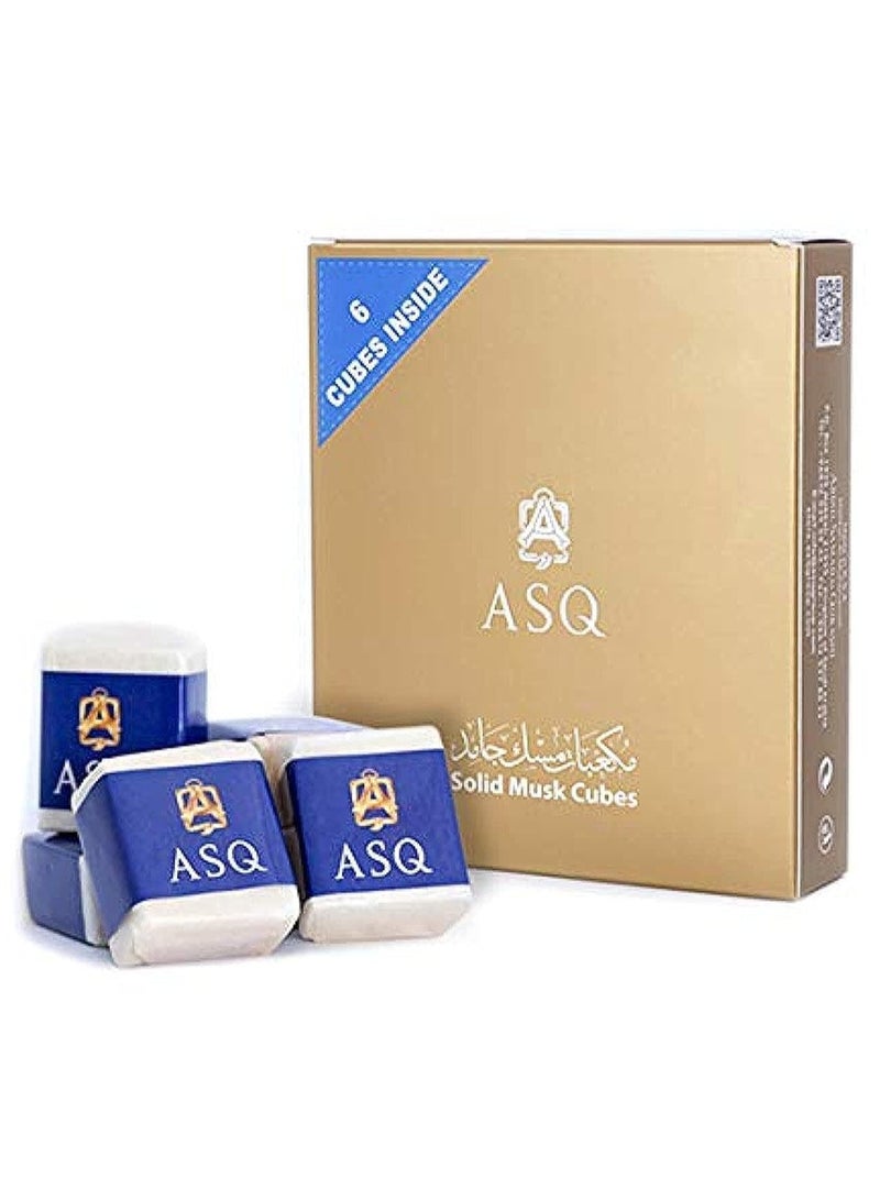Abdul Samad Al Qurashi Solid Musk Cube - 6 Cubes