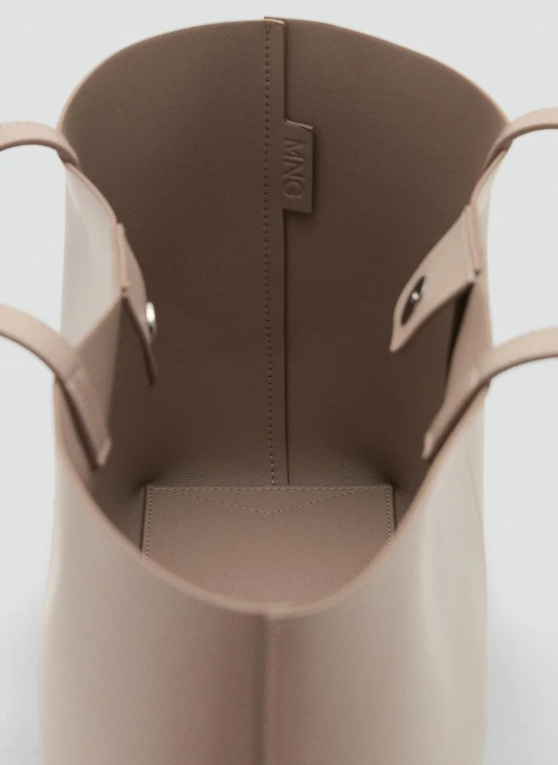 MANGO Shopper bag with double handle