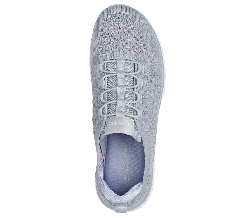 SKECHERS سكيشرز سبورت نسائي فيرتيو - شو رنر رمادي 5.5 - Image 2