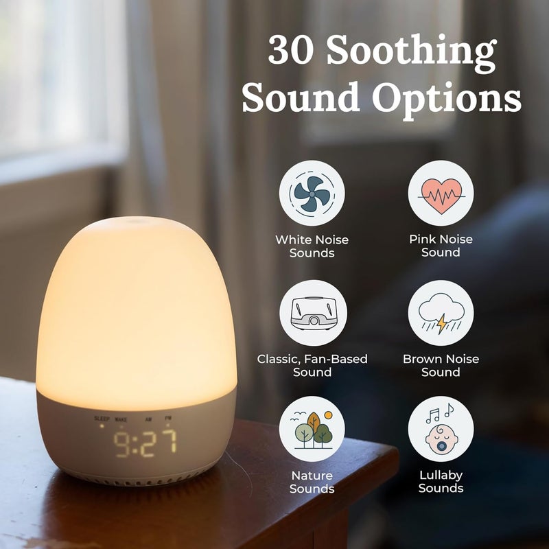 Yogasleep Light to Rise White Noise Sound Machine & Sleep Trainer with Night Light. Sleep Aid for Baby & Toddler, 30 Soothing Sounds Including Lullabies & Nature Sounds, Registry & Nursery Must Have - Image 3