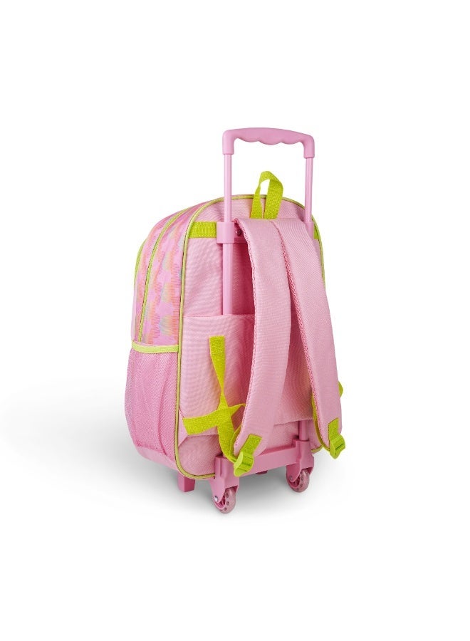 Disney Minnie Mouse 3-in-1 Trolley Set 18" – Official Minnie Mouse Rolling School Backpack with Lunch Bag & Pencil Case, Wheeled School Bag Set for Girls - Image 5