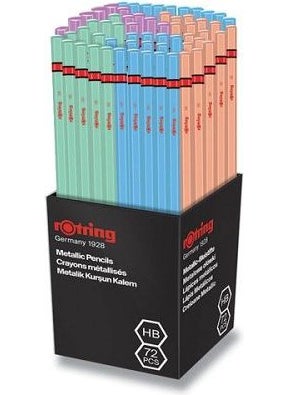 Rotring Hb Metallic Pencil Set 72 Pieces  - Image 2