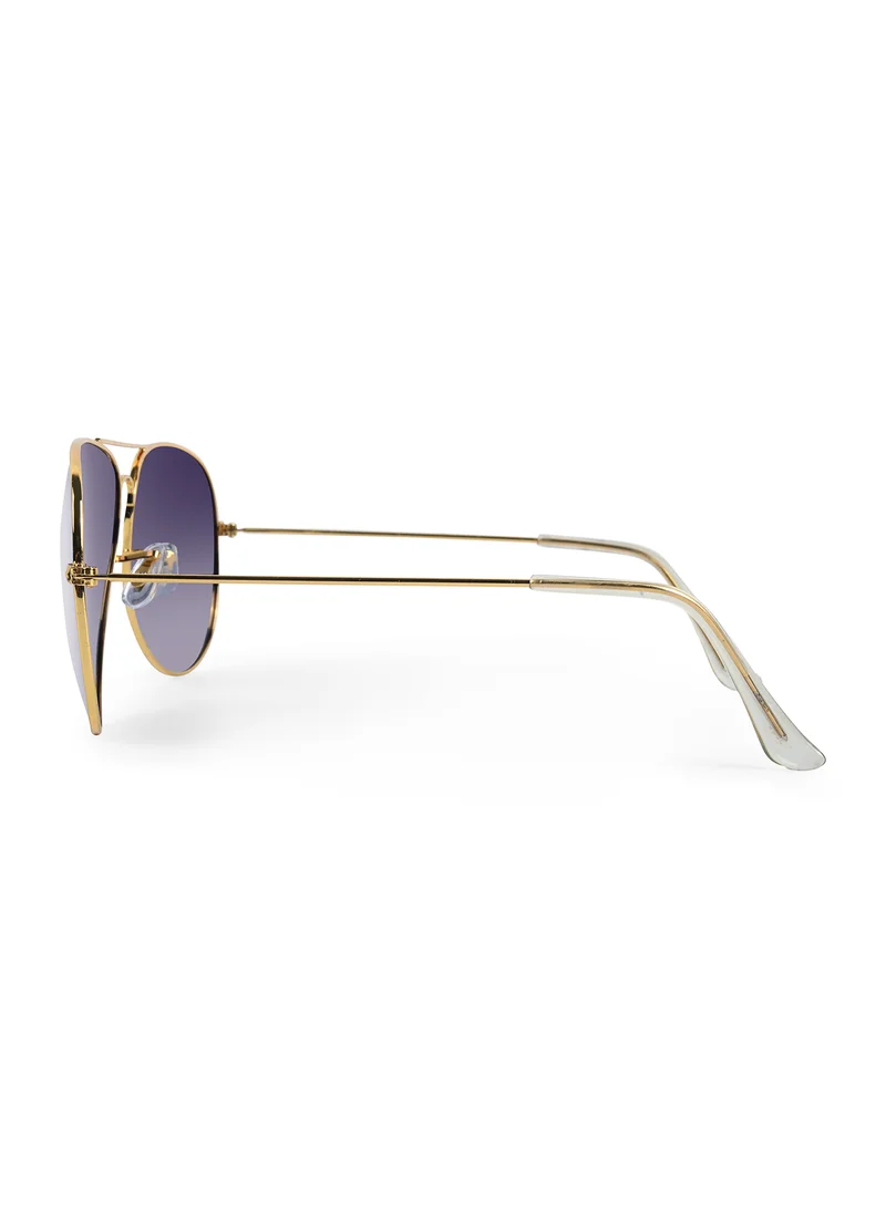 Woggles UV-Protected Purple Aviator Sunglassses
