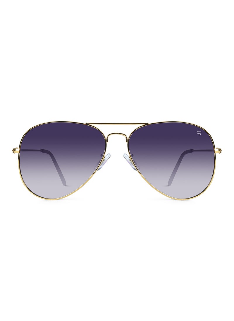 Woggles UV-Protected Purple Aviator Sunglassses  - Image 3
