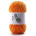 DAERBOF Plush Chunky Chenille Yarn Fluffy Velvet Yarn for Crocheting Soft Thick Bulky Yarn for Knitting and Making Clothes Hats Scarves Blankets Cushions 35oz 1968yds Each Orange - Image 2