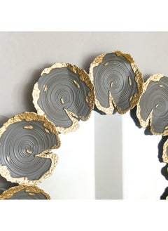 Home Box Delp Premium Heavy Duty Metal Petals Wall Mirror 68.6 x 3.8 x 71.1 cm  - Image 2
