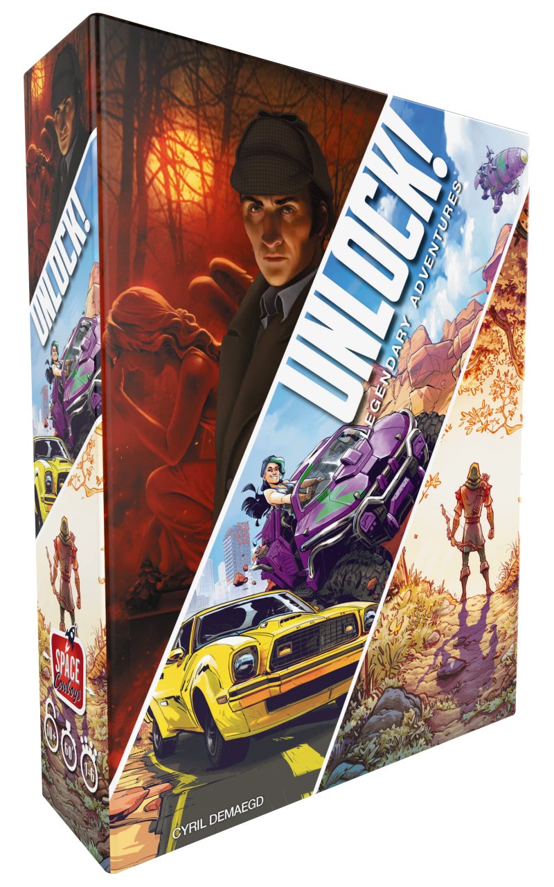 Asmodee Unlock! Legendary Adventures Card Game - Escape Room-Inspired Cooperative Adventure, Fun Family Game for Kids and Adults, Ages 10+, 1-6 Players, 1 Hour Playtime, Made by Space Cowboys - Image 1