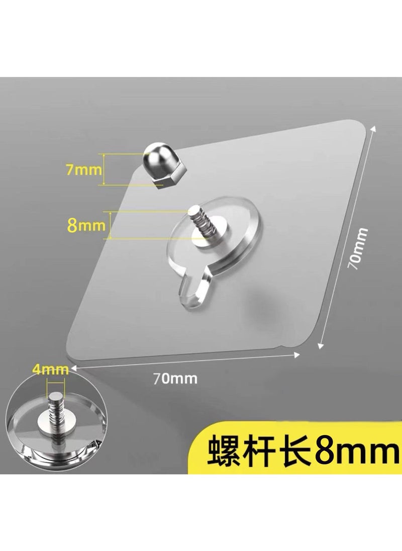 Generic Adhesive Frame Hangers No-Drill Wall Hooks 7*7 screw stickers [75 wire foreign trade quality model exposed 8] 