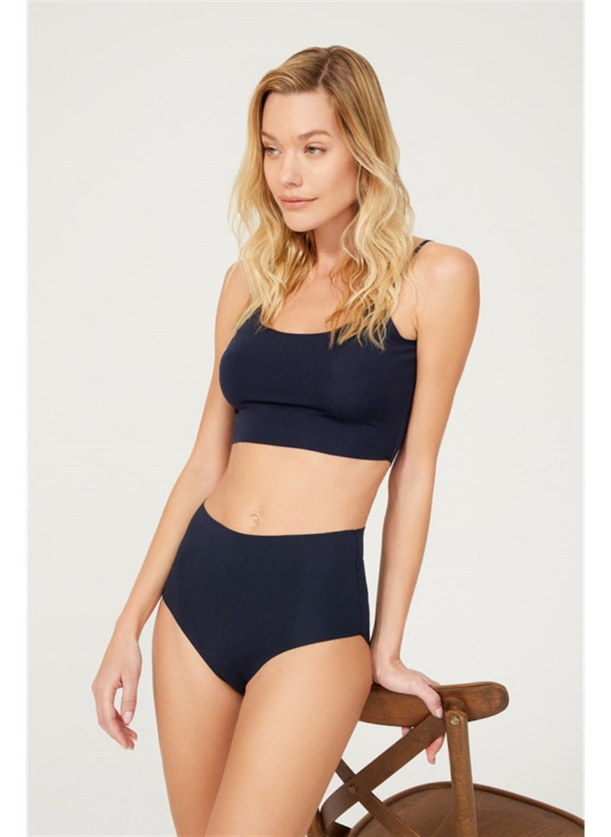 COTTONHILL High Waist Basic Laser Cut Bikini Panties 5 Pack - 2  - Image 3