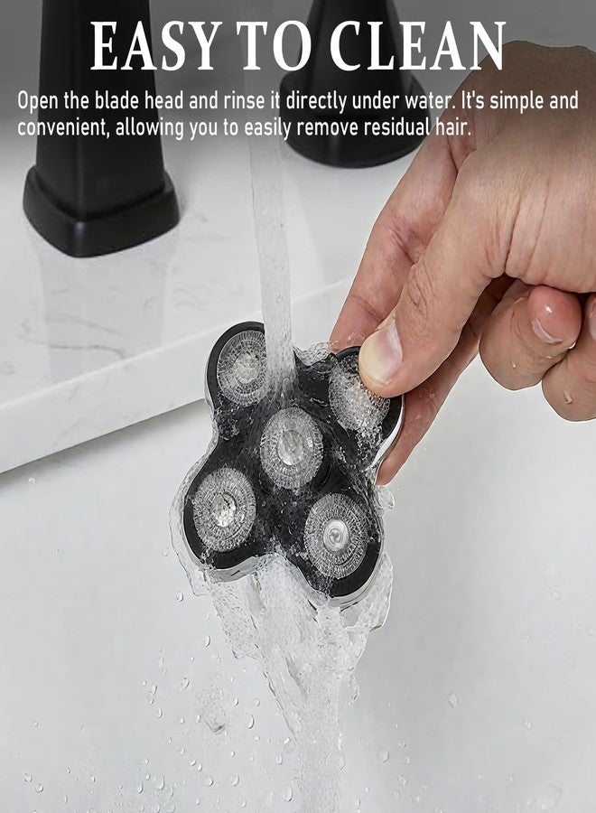 Cordro XR7000 Balder Pro Replacement Blades Compatible with Remington Balder Pro Head XR7000 Shaver, 5 Dual Track Heads for Remington Shaver(1 Pack - Image 5