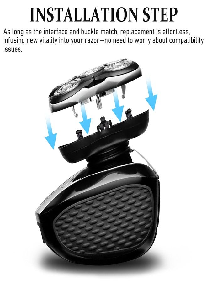 Cordro XR7000 Balder Pro Replacement Blades Compatible with Remington Balder Pro Head XR7000 Shaver, 5 Dual Track Heads for Remington Shaver(1 Pack - Image 3