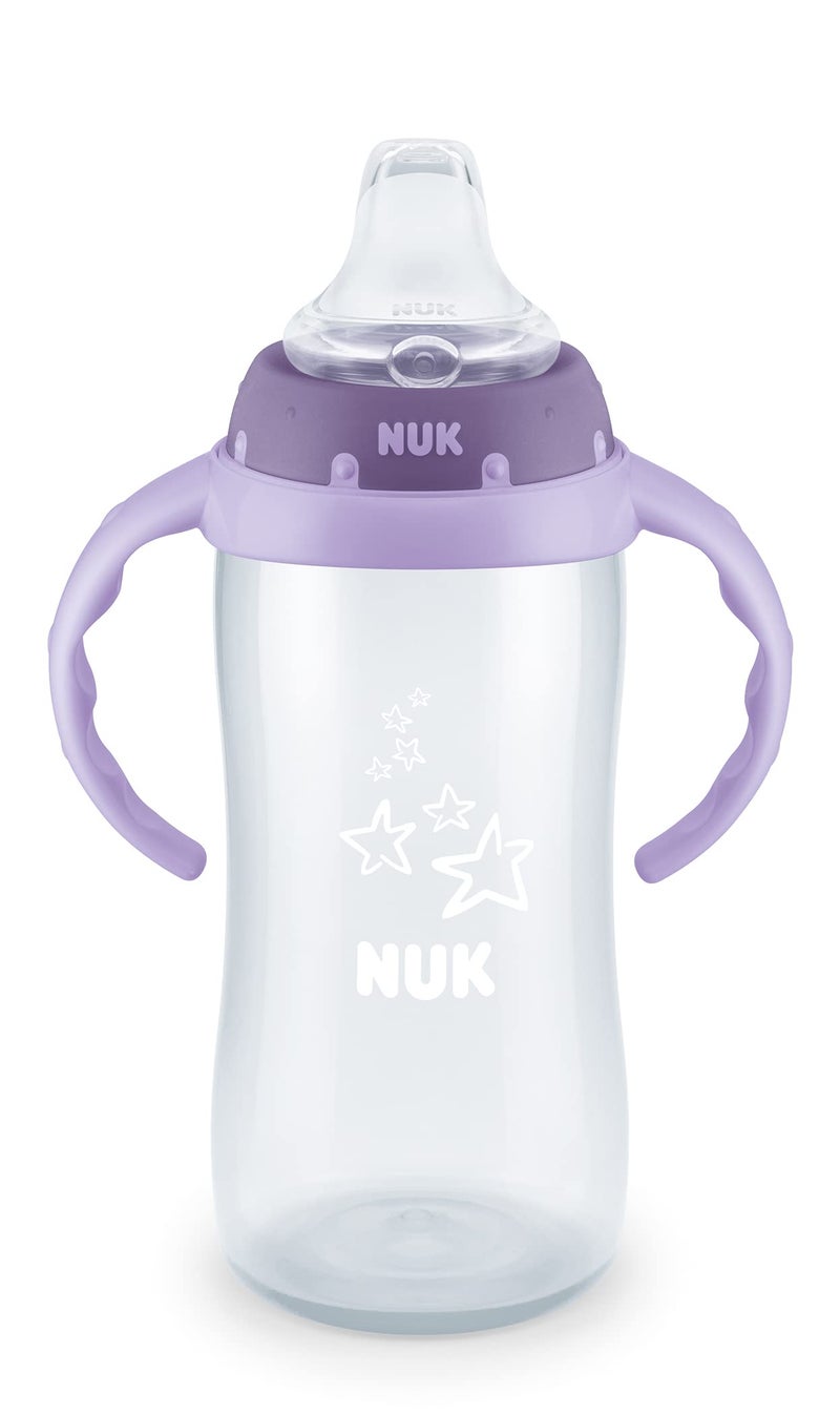 NUK Large Learner Tritan Cup, 10 oz, 8+ Months â€“ BPA Free, Spill Proof Sippy Cup - Image 1