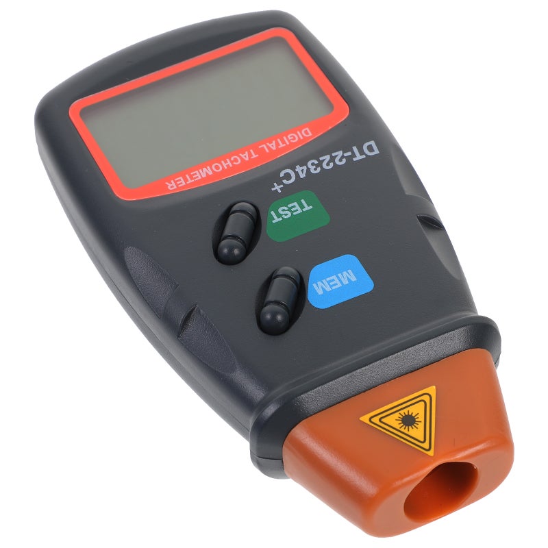 MD-2234c+ Digital Professional Automatical Switchover Non Photoelectric Photo Type Tachometer without Battery - Image 1