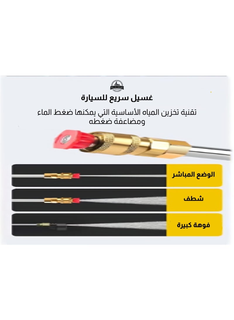 Relax Smart 9m multi-color high pressure wireless electric washer machine with two batteries - Image 3