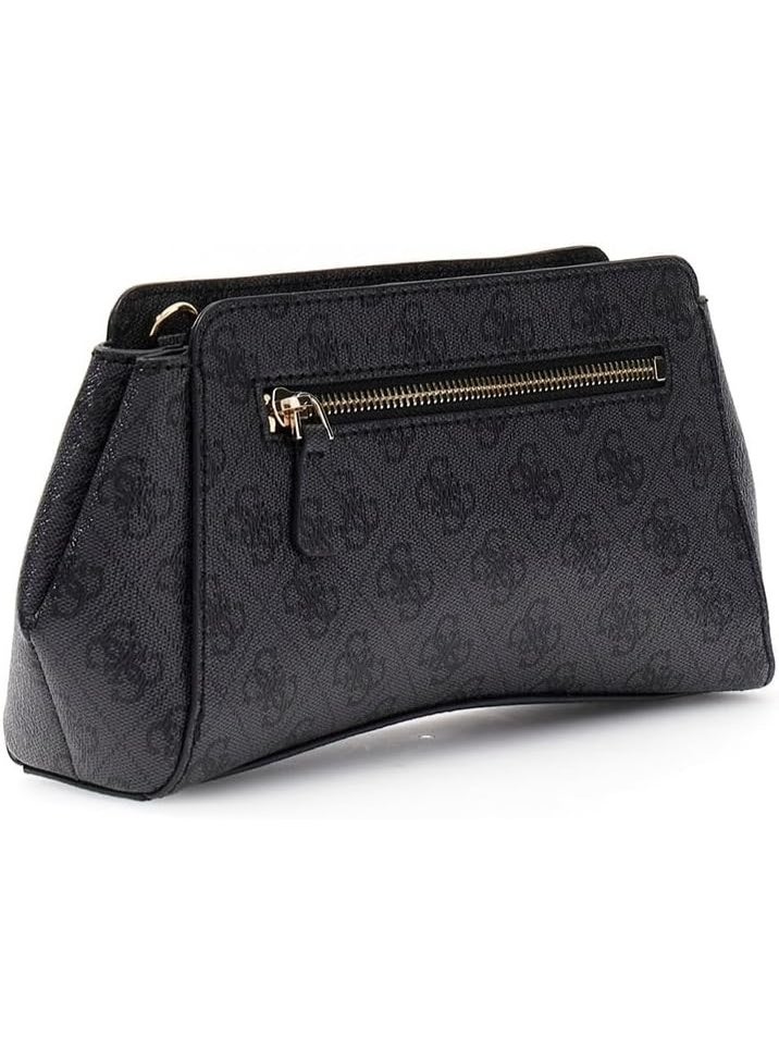 جس حقيبة يد نسائية من GUESS تحمل شعار ، لون فحمي. - Image 2