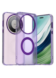 For Huawei Mate 60 Pro Candy Magsafe PC Hybrid TPU Phone Case(Purple)