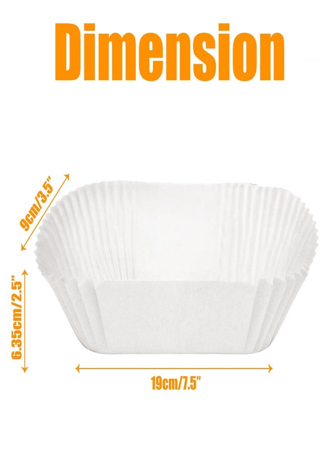 BuleVina 120 Pack Loaf Pan Liners 7.5 x 2.5inch, Greaseproof Parchment Paper Air Fryer Liner for Baking Bread, Cakes, Cupcakes, Snacks, Straight Edge, Non-Stick Tin Cake Pans for Weddings & Parties - Image 2