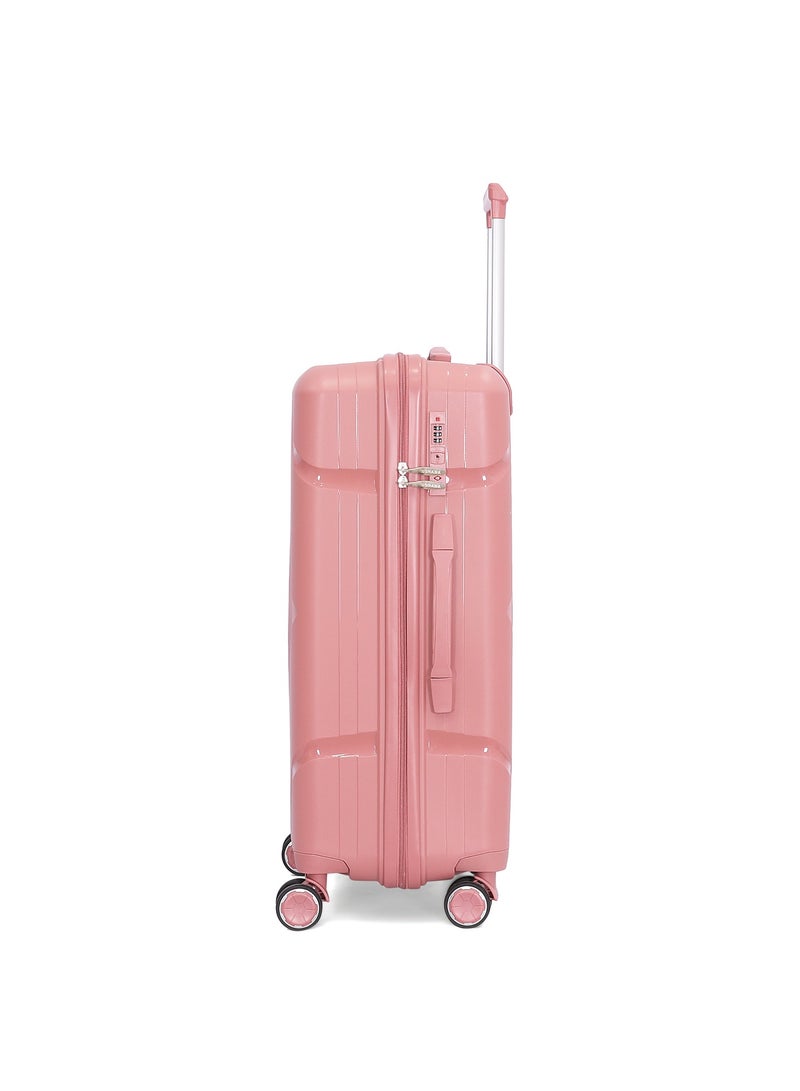 Sonada Trolley Bags 3 PCS Set Hardside Suitcase,Pink - Image 3