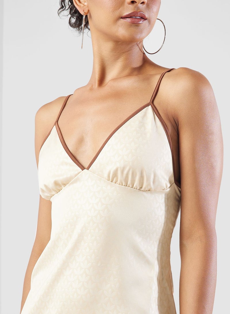 adidas Originals Satin Slip Dress - Image 3