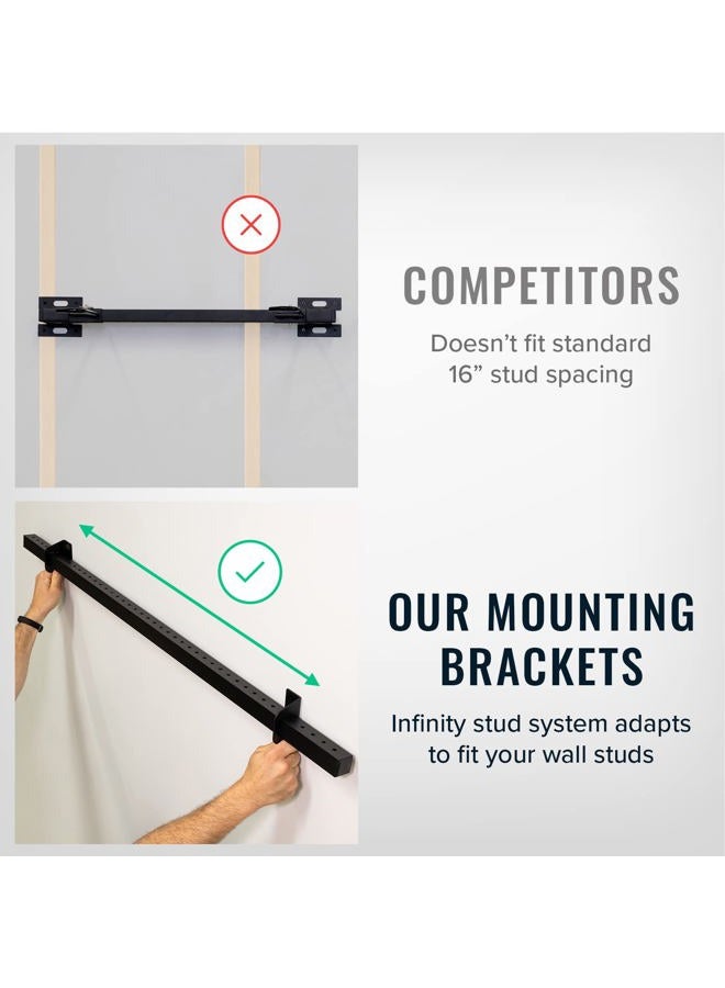 StoreYourBoard 5 Bike Storage Rack, Cycling Wall Mount Hook System, Home and Garage Adjustable Bicycle Hanging Organizer - Image 4