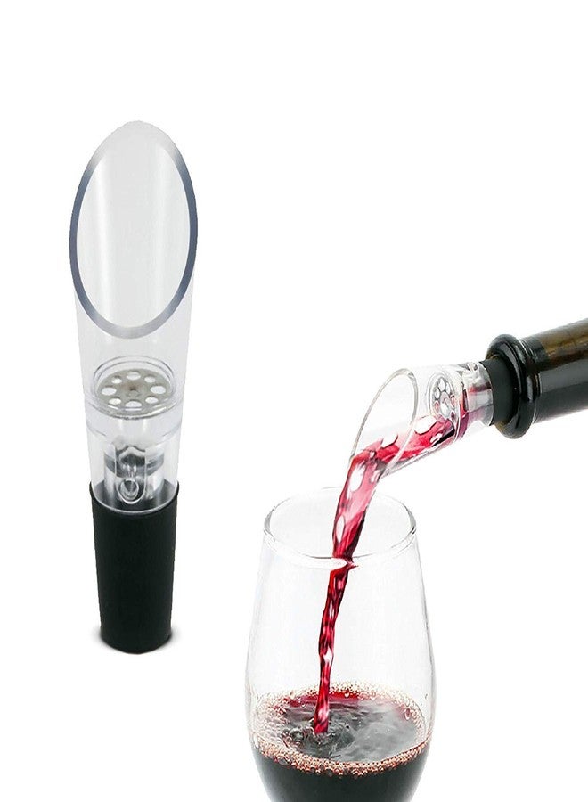 Incrizma Wine Aerator Pourer - Decanter Premium Aerating Spout - Gift Box Included (2)
