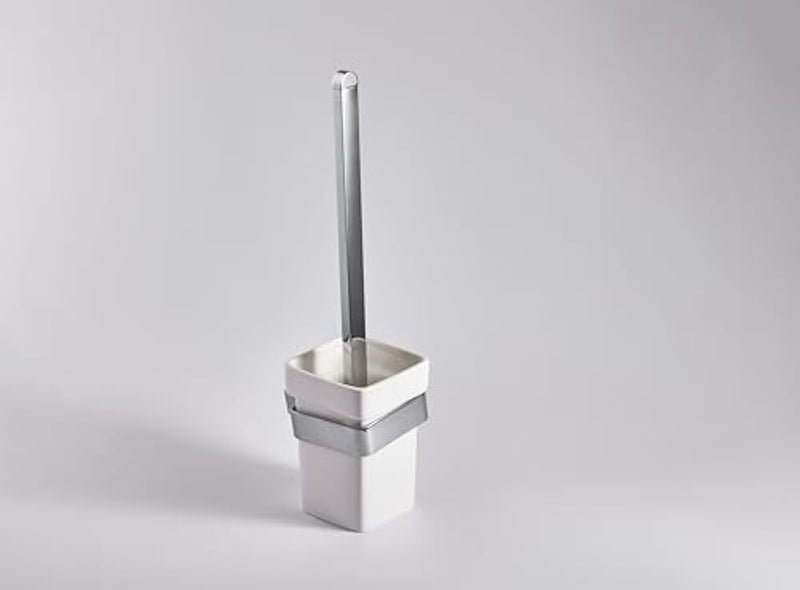 Siag Silver Toilet Brush Holder 20850 for Sleek and Functional Hygiene - Image 2