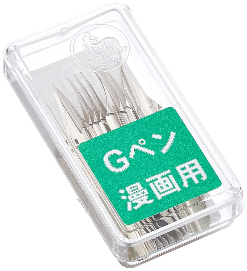 Zebra Technologies Zebra Comic G Model Chrome Pen Nib, 10 Nibs (1 Pack) (PG-6B-C-K) - Image 2