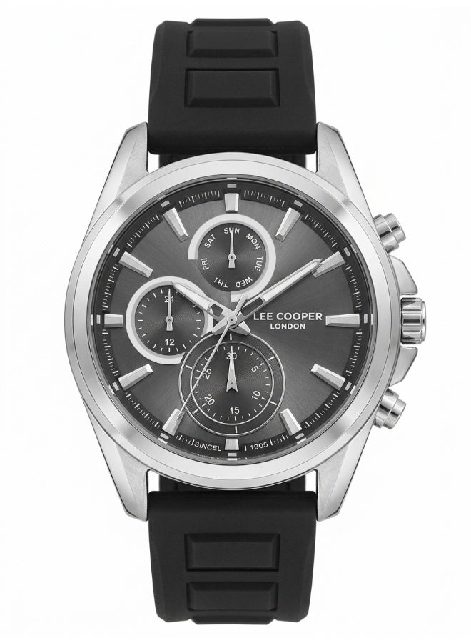 Lee Cooper Men Silicone Analog Watch LC08387.351 - 44 mm - Image 1