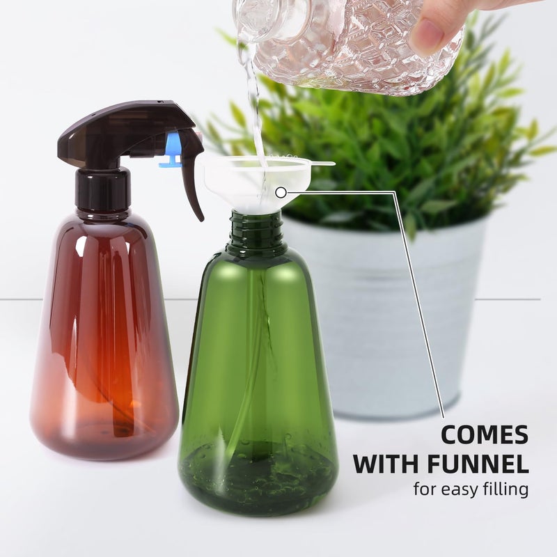 Bealee Spray Bottle for Plants 2 Pack, 16oz - Ultra Fine Mist, Plant Mister Empty Spray Bottles Indoor, Leak Proof Misting Water Sprayer Bottle for Gardening, Plant Care, Hair Care, Cleaning Solutions - Image 4