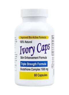 Ivory Caps Glutathione Formula Skin Enhancement - 60 Capsules 